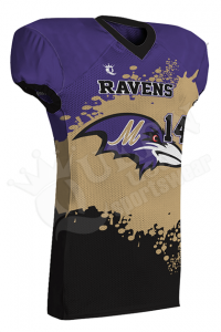 Sublimated Football Jersey - Ravens Style