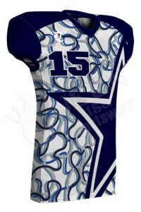 Sublimated Football Jersey - Titans Style