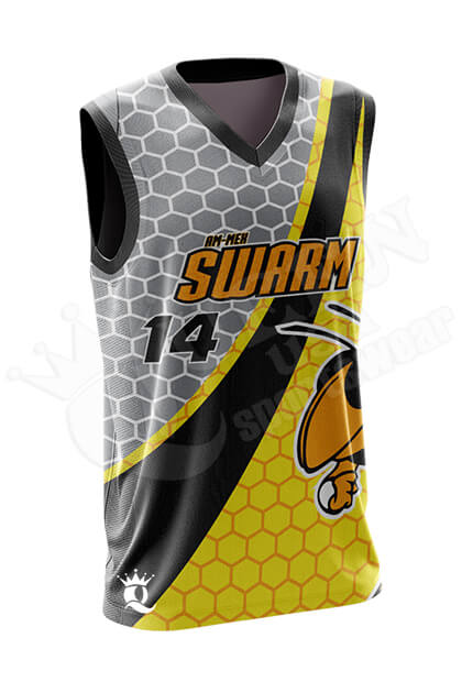 Sublimated Basketball Jersey Tiger style