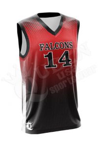 Sublimated Basketball Jersey - Elite style