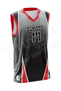 Sublimated Basketball Jersey - Elite style