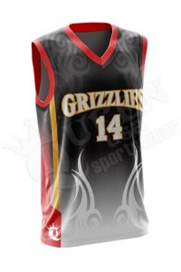 Sublimated Basketball Jersey - Elite style