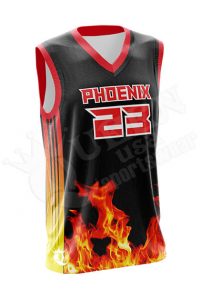 Sublimated Basketball Jersey - Elite style