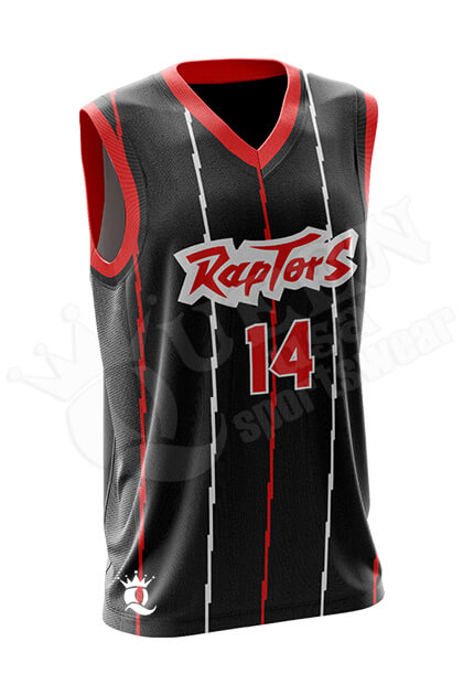 Sublimated Basketball Jersey Raptors style