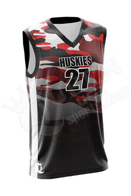 Sublimated Basketball Jerseys Huskies style