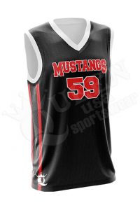 Sublimated Basketball Jersey - Blue Devils style