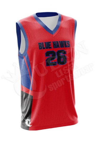 Sublimated Basketball Jersey - Blue Devils style