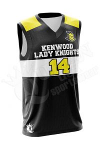 Sublimated Basketball Jersey - Brookood style