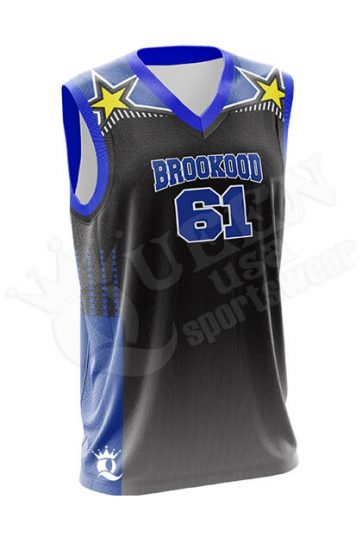 Sublimated Basketball Jersey - Brookood style