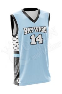 Sublimated Basketball Jersey - Brookood style