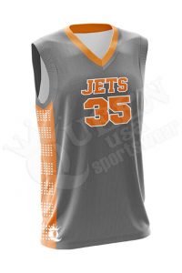 Sublimated Basketball Jersey - Brookood style