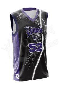 Sublimated Basketball Jersey - Sparks style