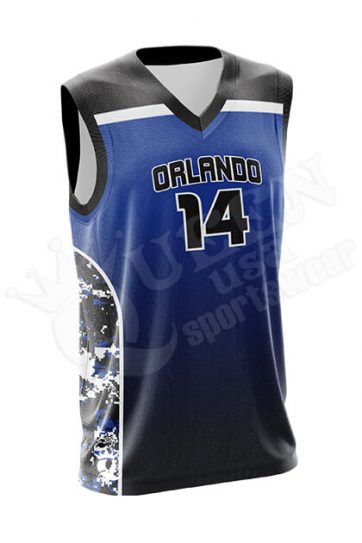 Sublimated Basketball Jersey - Hornets style