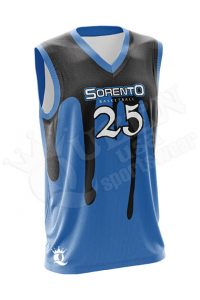 Sublimated Basketball Jersey - Sparks style