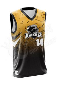 Sublimated Basketball Jersey - Knights style