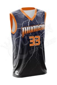 Sublimated Basketball Jersey - Knights style