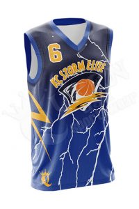 Sublimated Basketball Jersey - Knights style