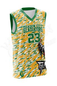 Sublimated Basketball Jersey - Knights style