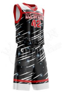 Basketball Uniform - Blue Devils style