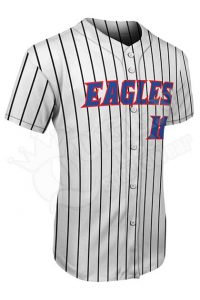 Eagles Custom Dye Sublimated Baseball Jersey