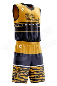 Basketball Uniform - Blue Devils style