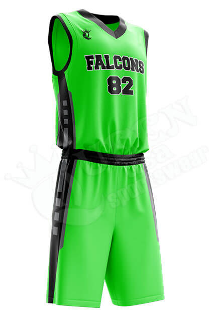 Sublimated Basketball Jersey Falcons style