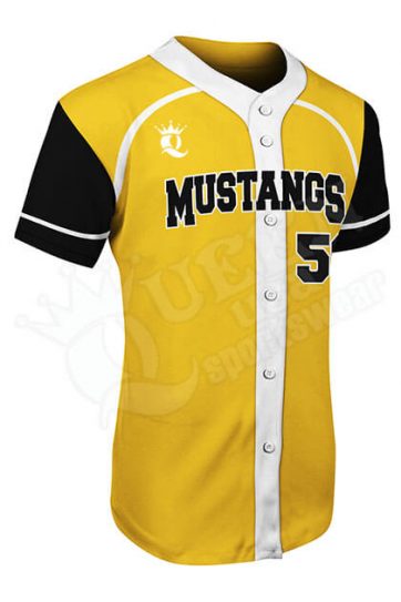 Tackle Twill Baseball Jersey - Mustangs Style