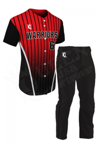 Custom Baseball Uniform - Mustangs Style