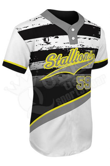 Sublimated Two-Button Jersey - Stallions Style
