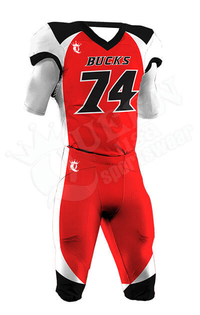 Custom Football Uniform Bucks Style