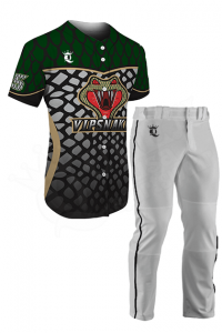 Custom Baseball Uniform - Mustangs Style