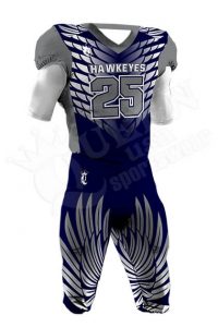 Sublimated Football Uniform - Patriots Style