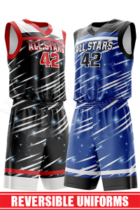 Reversible Basketball Uniform - Gators style