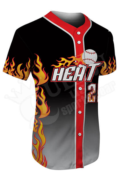 heat baseball jersey