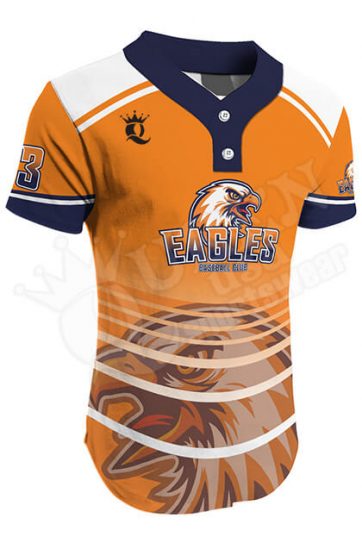 Sublimated Two-Button Jersey -  Eagles Style