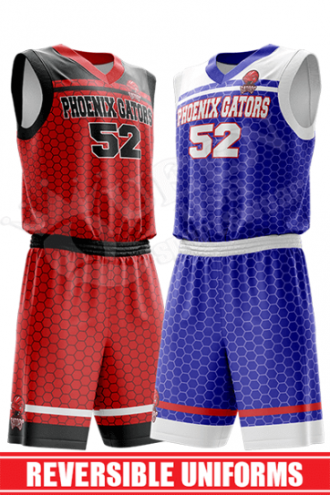 Reversible Basketball Uniform - Gators style