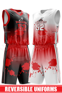 Reversible Basketball Uniform - Gators style