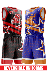 Reversible Basketball Uniform - Gators style