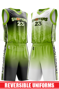 Reversible Basketball Uniform - Eagles style