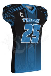 Sublimated Football Jersey - Crocodiles Style