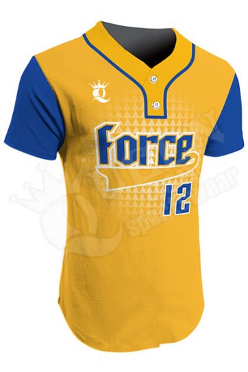 Sublimated Two-Button Jersey - Force Style