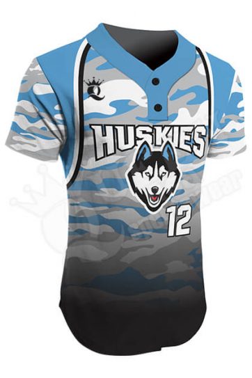 Sublimated Two-Button Jersey - Huskies Style