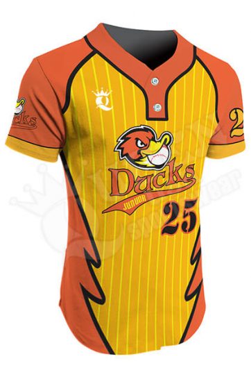 Sublimated Two-Button Jersey - Ducks Style