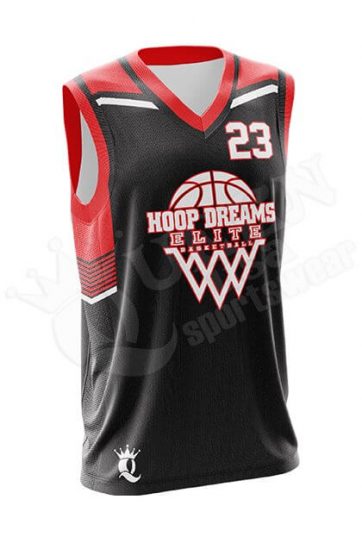 Sublimated Basketball Jersey - Hawk style