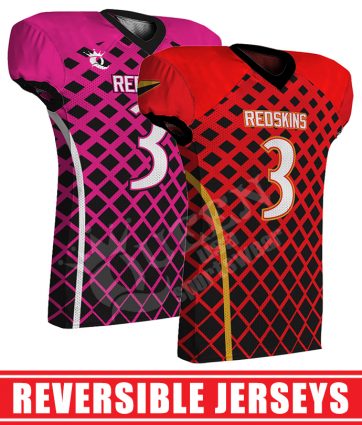 Reversible Football Jersey - Redskins Style
