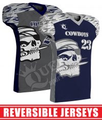 Reversible Football Jersey - Cowboys style