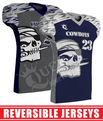 Reversible Football Jersey - Redskins Style