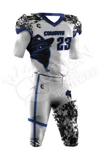 Custom Football Uniform Bulldogs Style