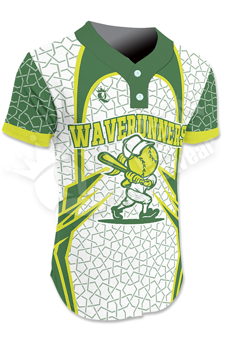 Baseball Two-Button Jersey - Waverunners Style