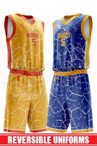 Reversible Basketball Uniform - Wolfpack style